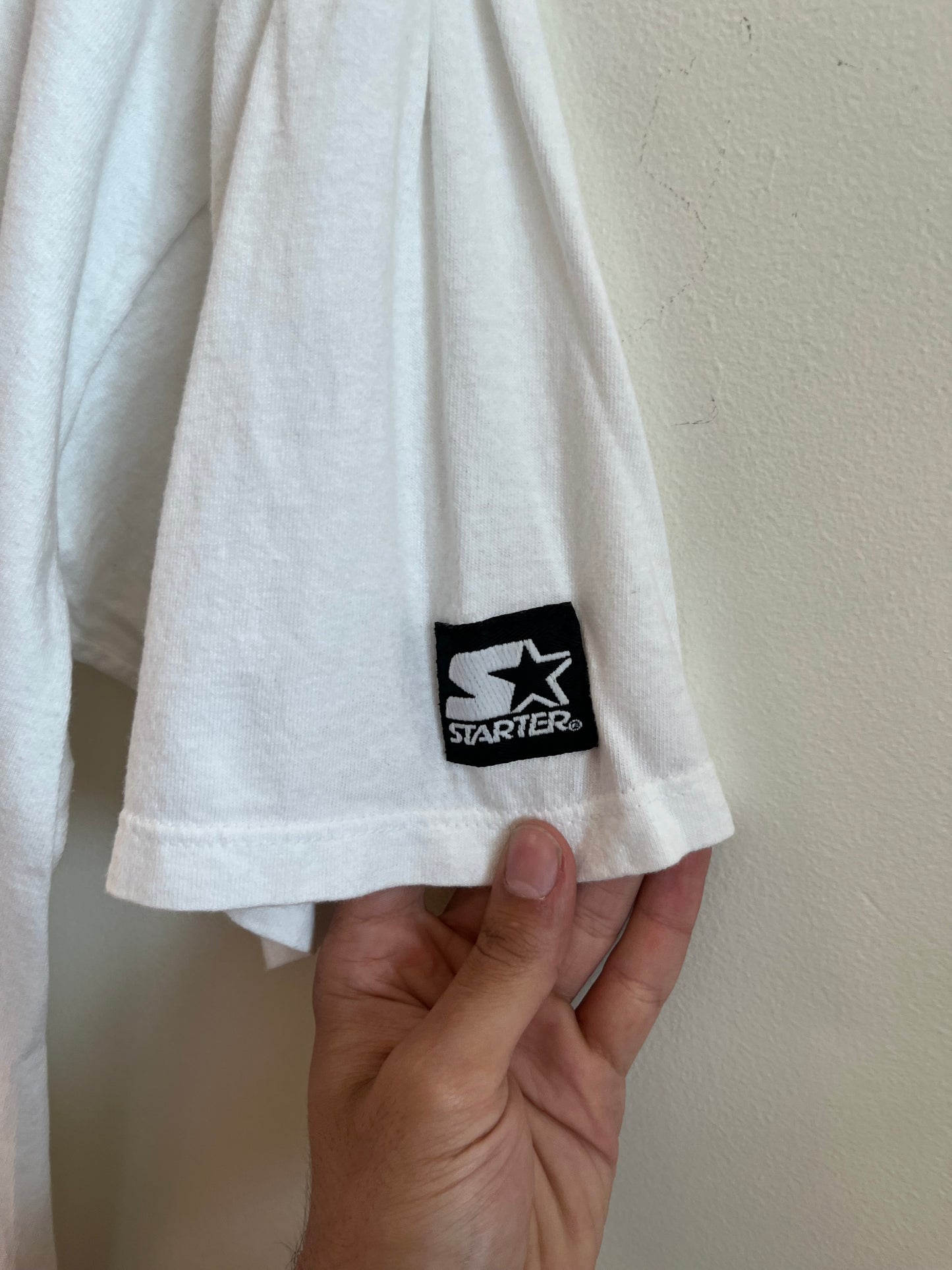 1997 Cleveland Indians White Starter Tee (L)