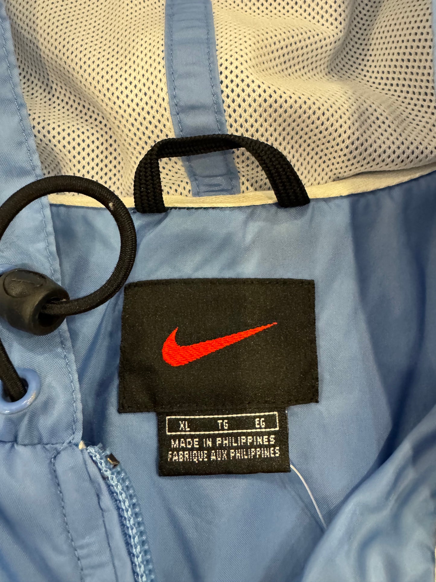90s Nike Essential Swoosh Multi-Colored Vintage Windbreaker (XL)