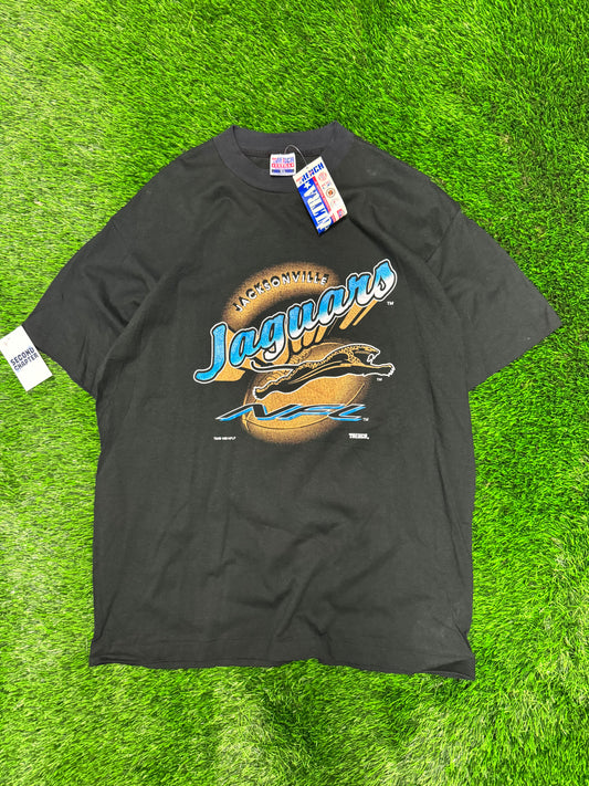 1993 Jacksonville Jaguars Trench Spell Out Tee (XL)