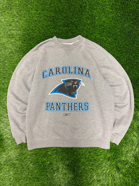 Carolina Panthers Reebok Spell Out Crewneck (L)