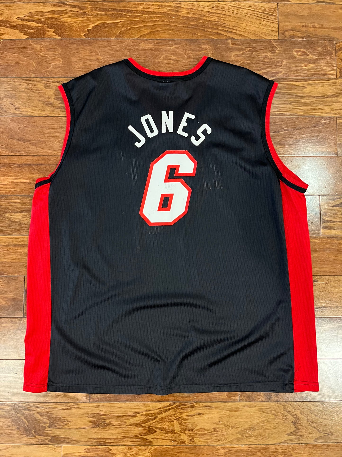 00s Miami Heat Eddie Jones #6 NBA Jersey (XXL)