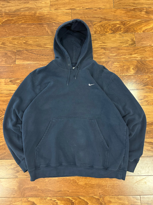 00s Nike Navy Essential Hoodie (XL)