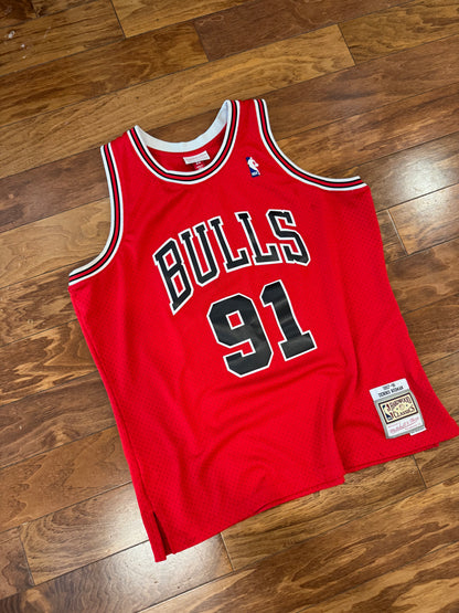 Chicago Bulls Dennis Rodman Mitchell & Ness Jersey (XL)