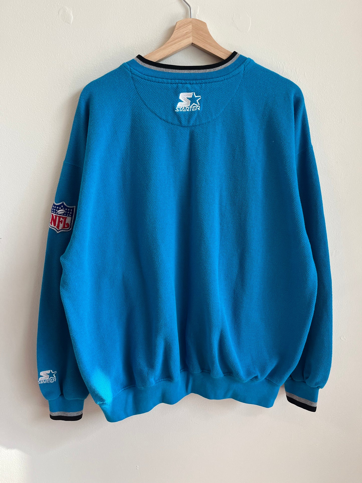 90s Carolina Panthers Blue Starter Crewneck (L)