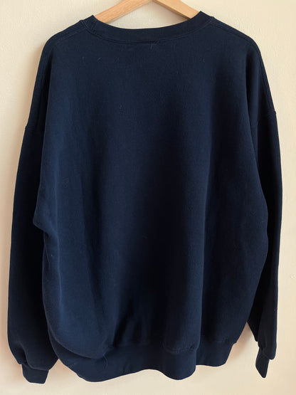 90s Notre Dame Fightin' Irish Embroidered Crewneck (XL)
