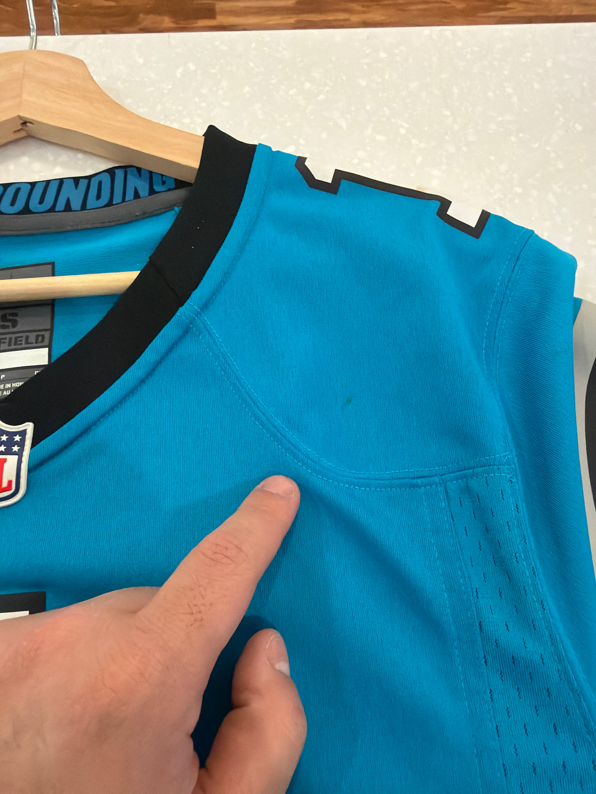 2016 Carolina Panthers Cam Newton Blue Jersey (S)