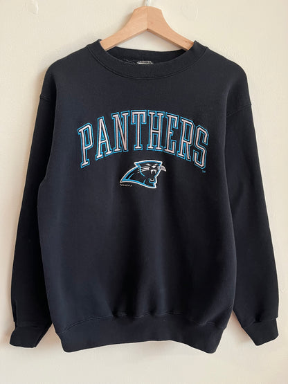 1993 Carolina Panthers Embroidered Spell Out Crewneck (M)