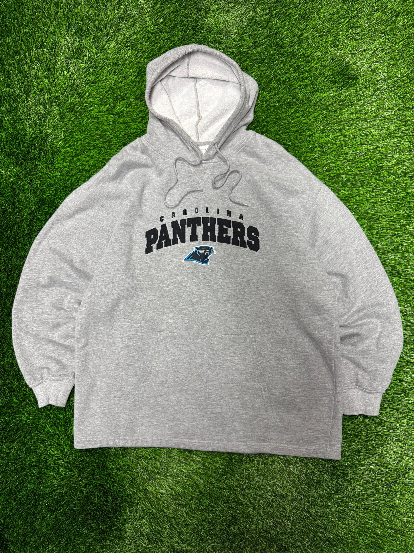 00s Carolina Panthers Spell Out Boxy NFL Hoodie (XL)