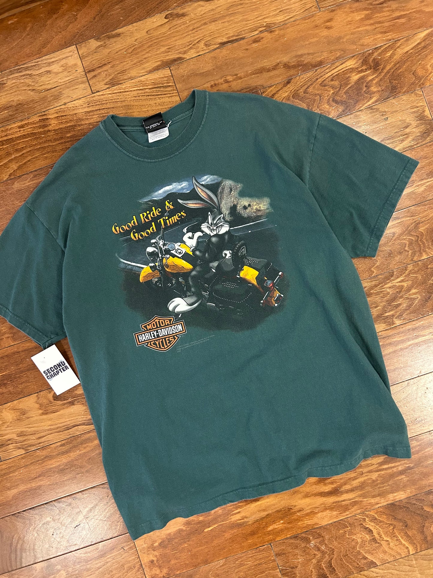 2002 Harley Davidson Looney Tunes Bugs Bunny Tee (XL)