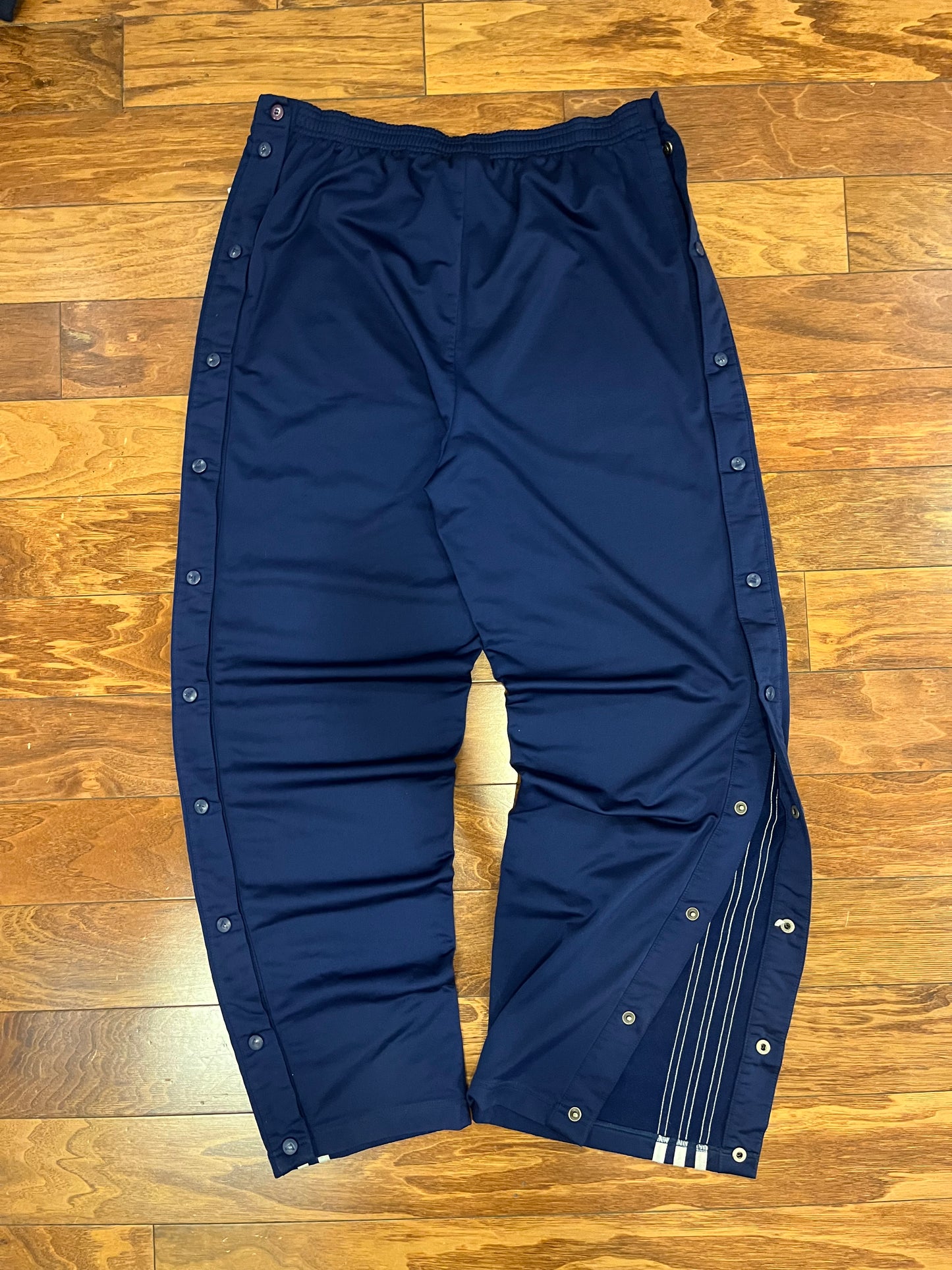 90s Adidas Navy Breakaway Tracks (L)
