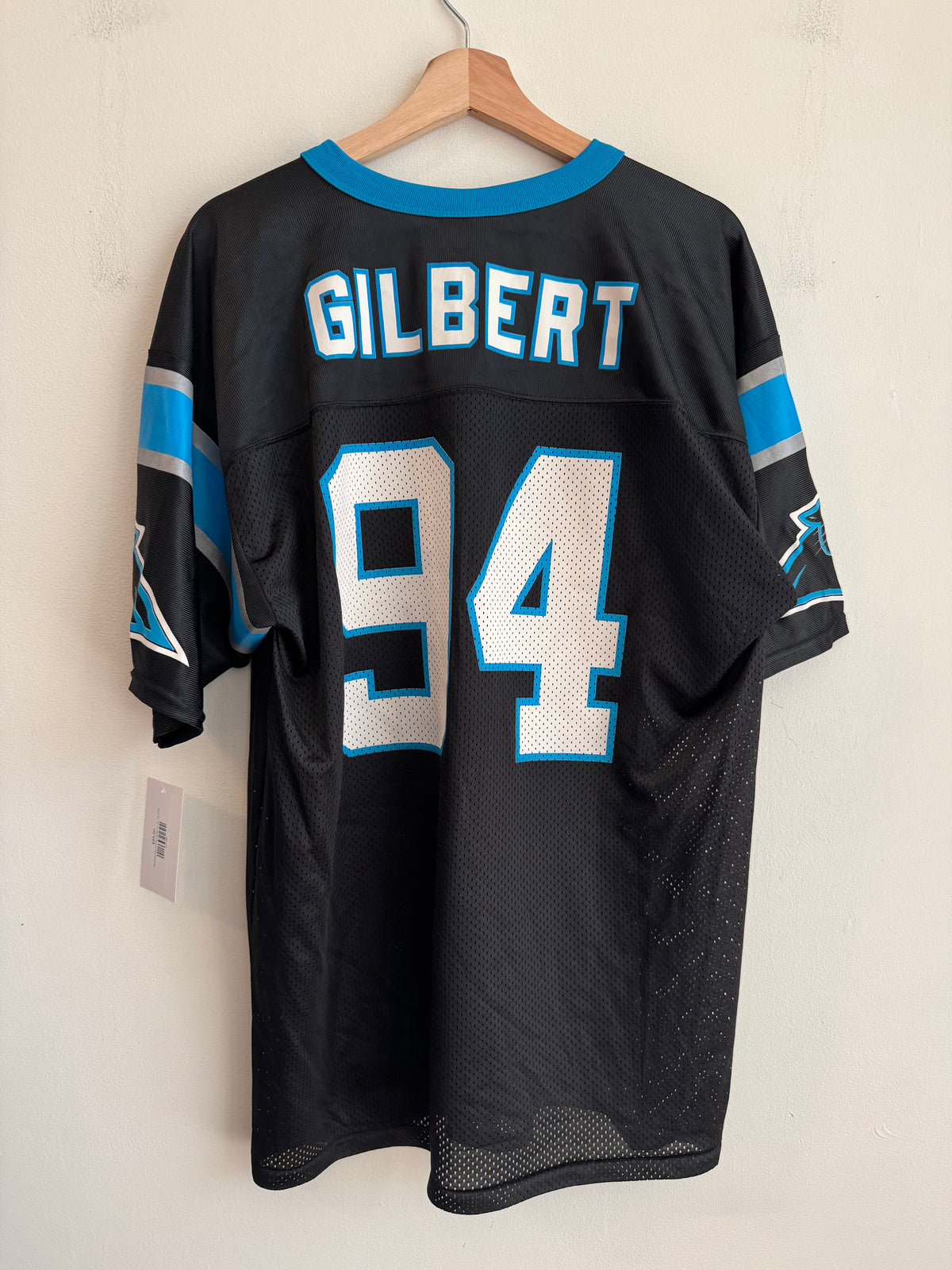 90s Carolina Panthers Sean Gilbert Logo Athletic Jersey (L)