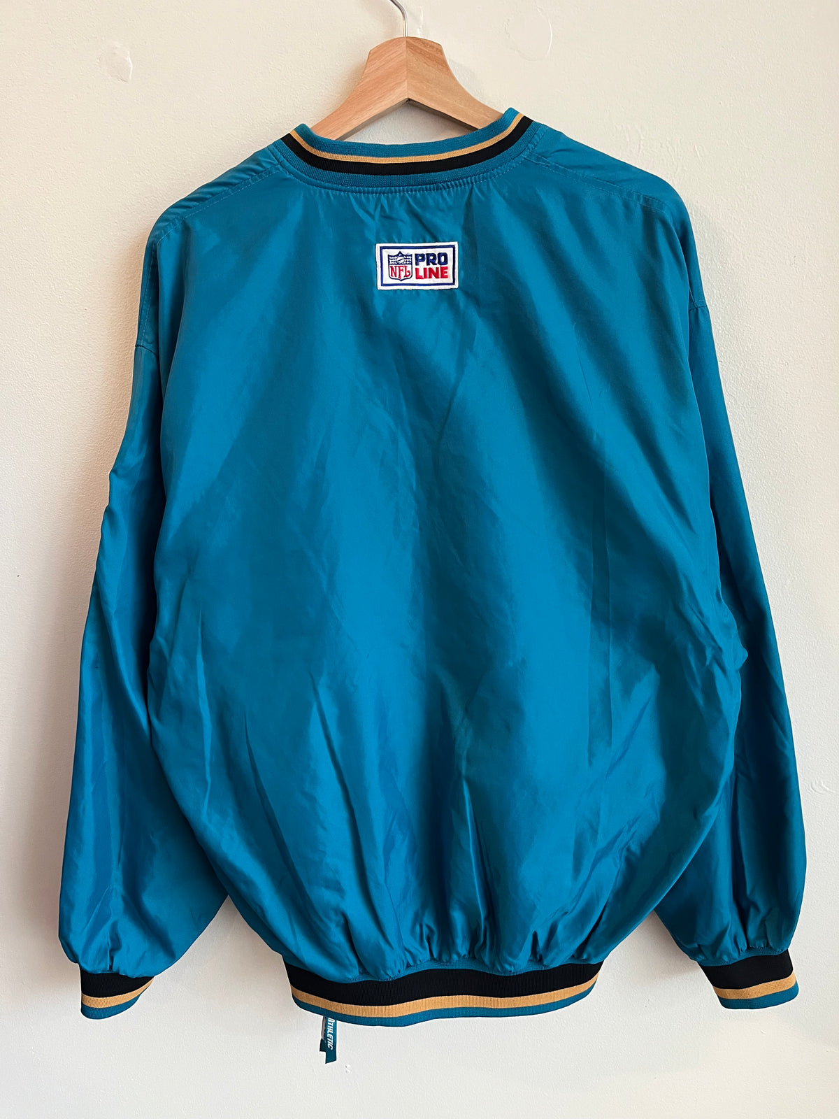 90s Jacksonville Jaguars Logo Athletic Embroidered Windbreaker (M)