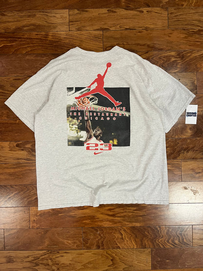 90s Nike Michael Jordan's Restaurant Jump Man NBA Tee (XL)