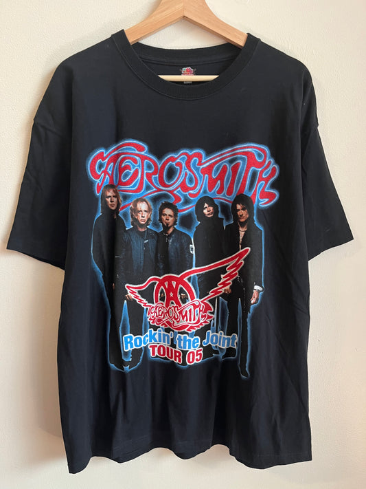 2005 Aerosmith "Rockin The Joint" Music Tour Tee (XL)