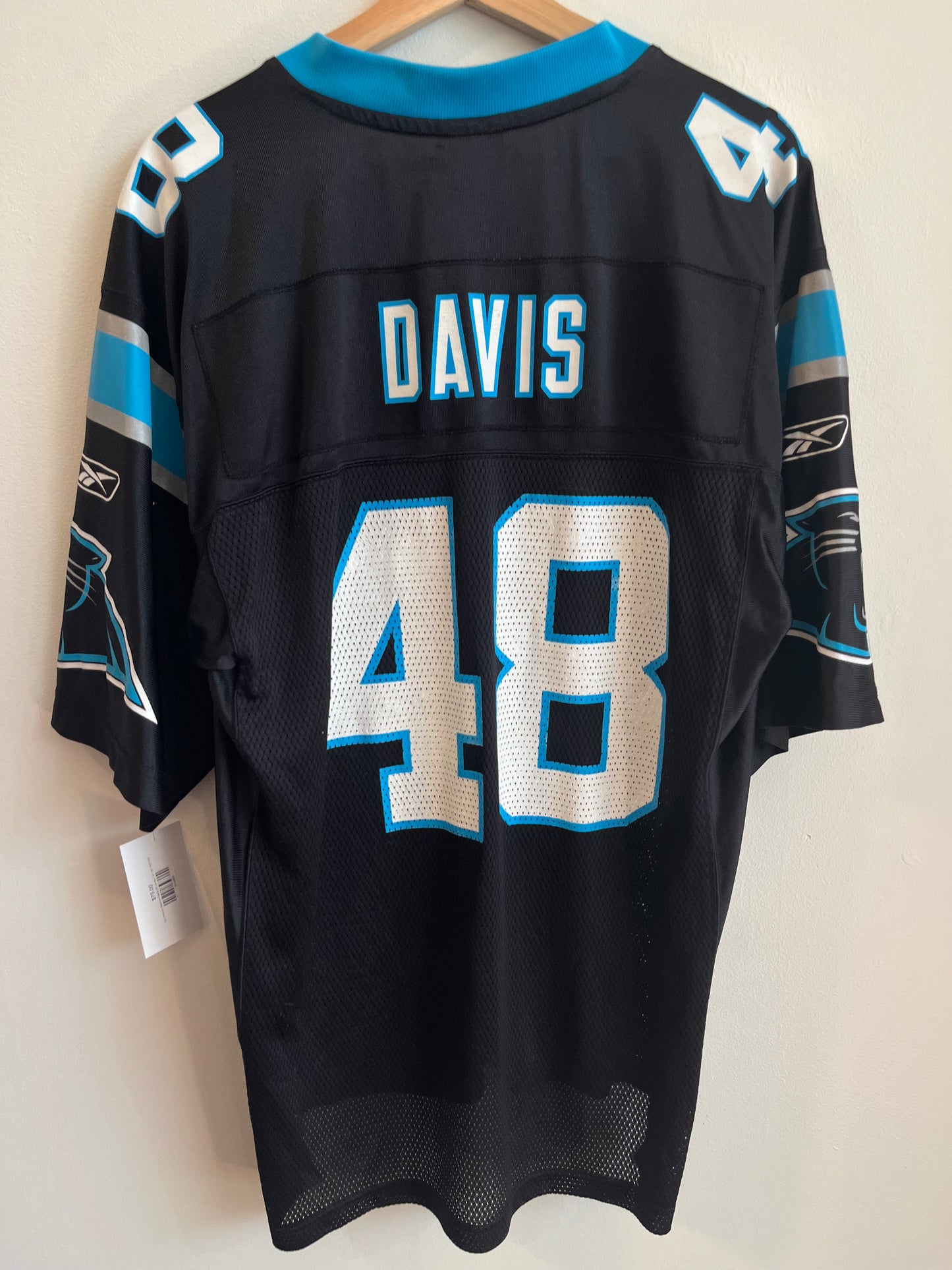 00s Carolina Panthers Stephen Davis Reebok Jersey (M)