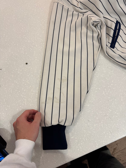 80s Chicago White Sox Vintage Pinstripe Coach Jacket (M)