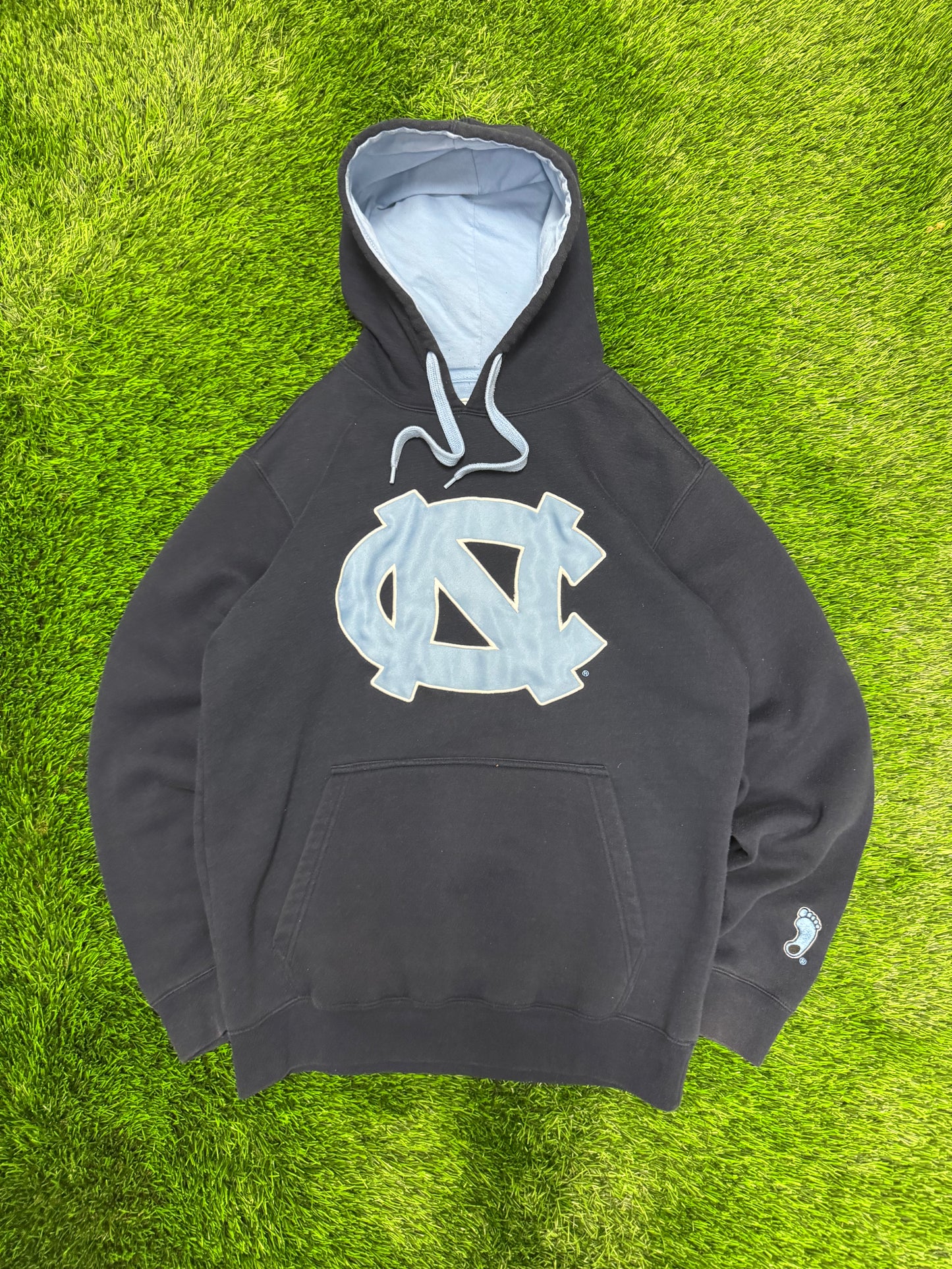 00s University Of North Carolina (UNC) Big Logo Vintage Hoodie (S)