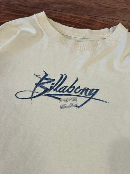 2010s Billabong Yellow Surf Tee (M)