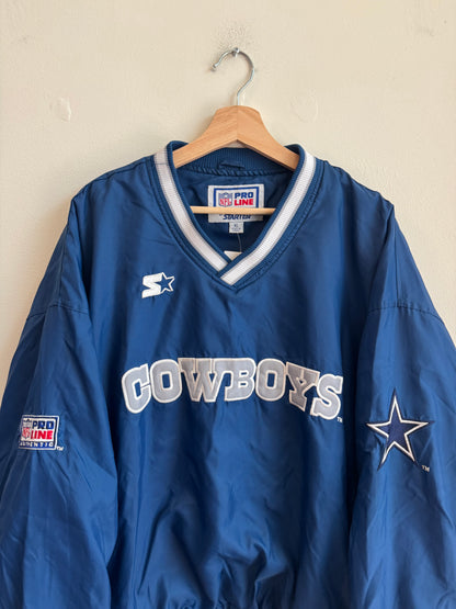 90s Dallas Cowboys Pro Line NFL Starter Windbreaker (XL)