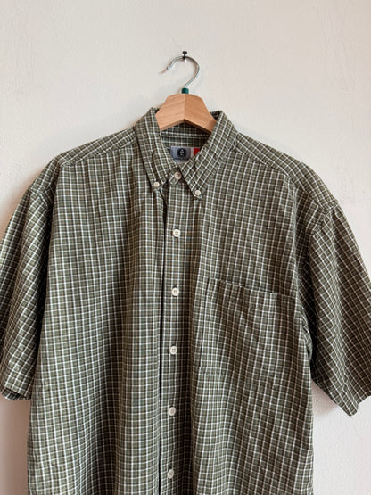 00s Arizona Jeans Green Casual Pocket Polo Shirt (M)