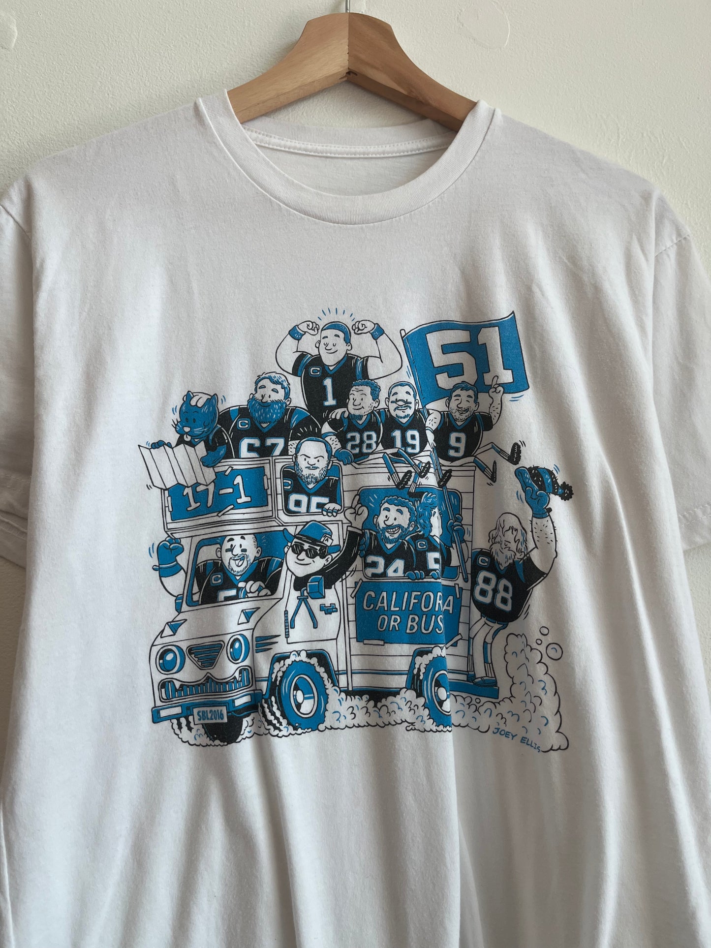 2010s Carolina Panthers Sam Mills Tribute Tee (M)