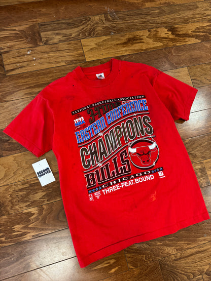 1993 Chicago Bulls 3x Champs Vintage Tee (L)