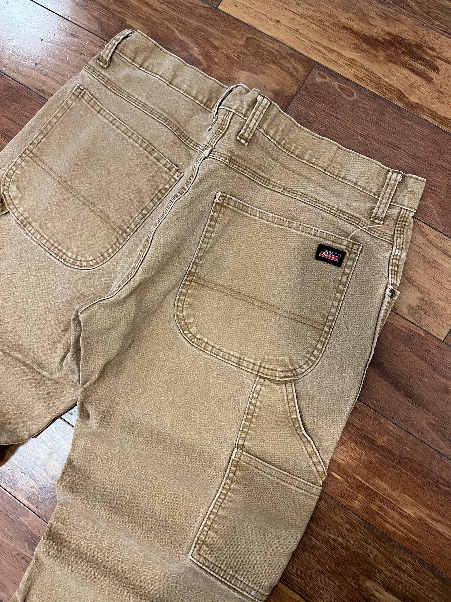 00s Dickies Black Tab Tan Carpenter Pants (34 x 30)