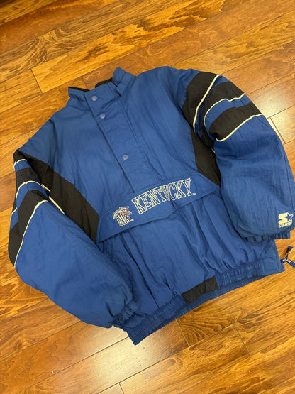 90s University of Kentucky Vintage Starter Puffer Jacket (XL)