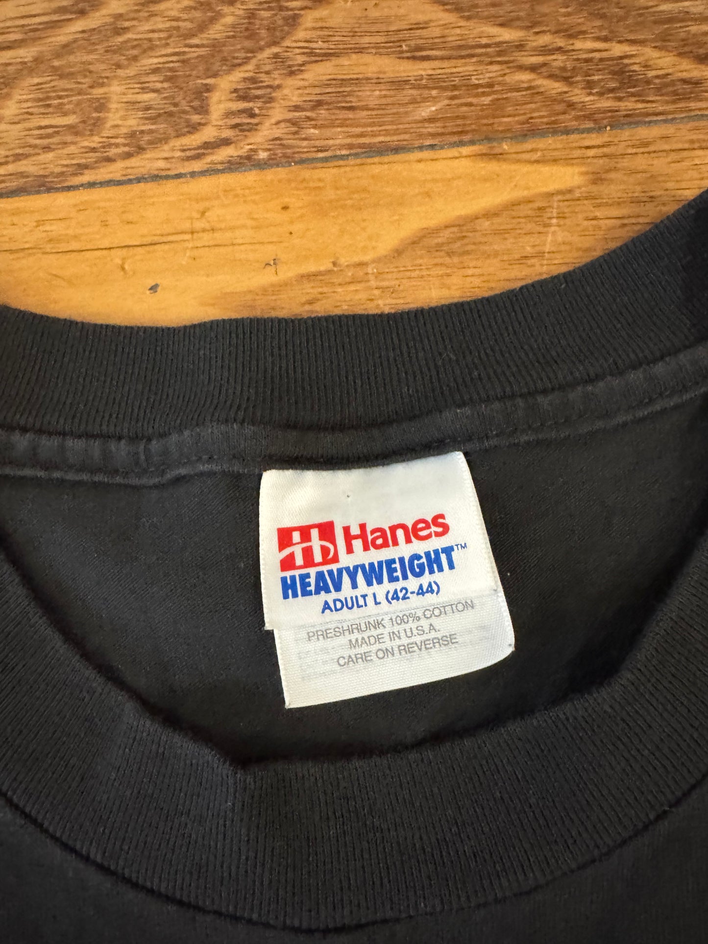 1997 Carolina Panthers Hanes Spell Out Tee (L)