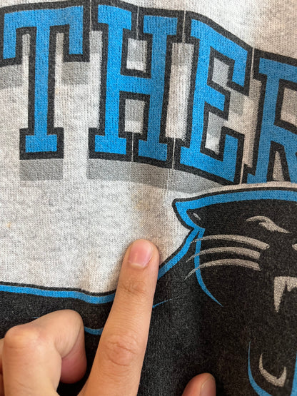 90s Carolina Panthers OG Cat Stained Crewneck (XL)
