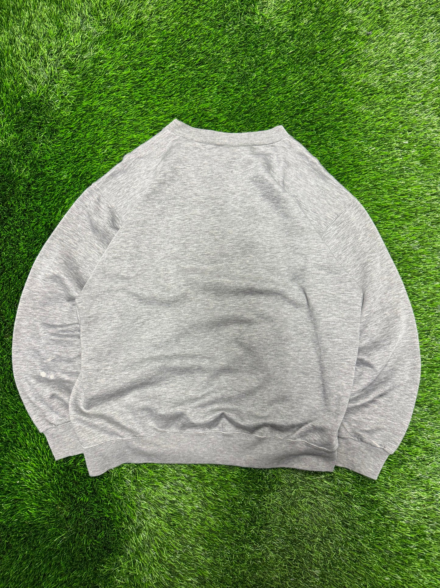 00s Bum Equipment Distressed Grey Crewneck (XL)