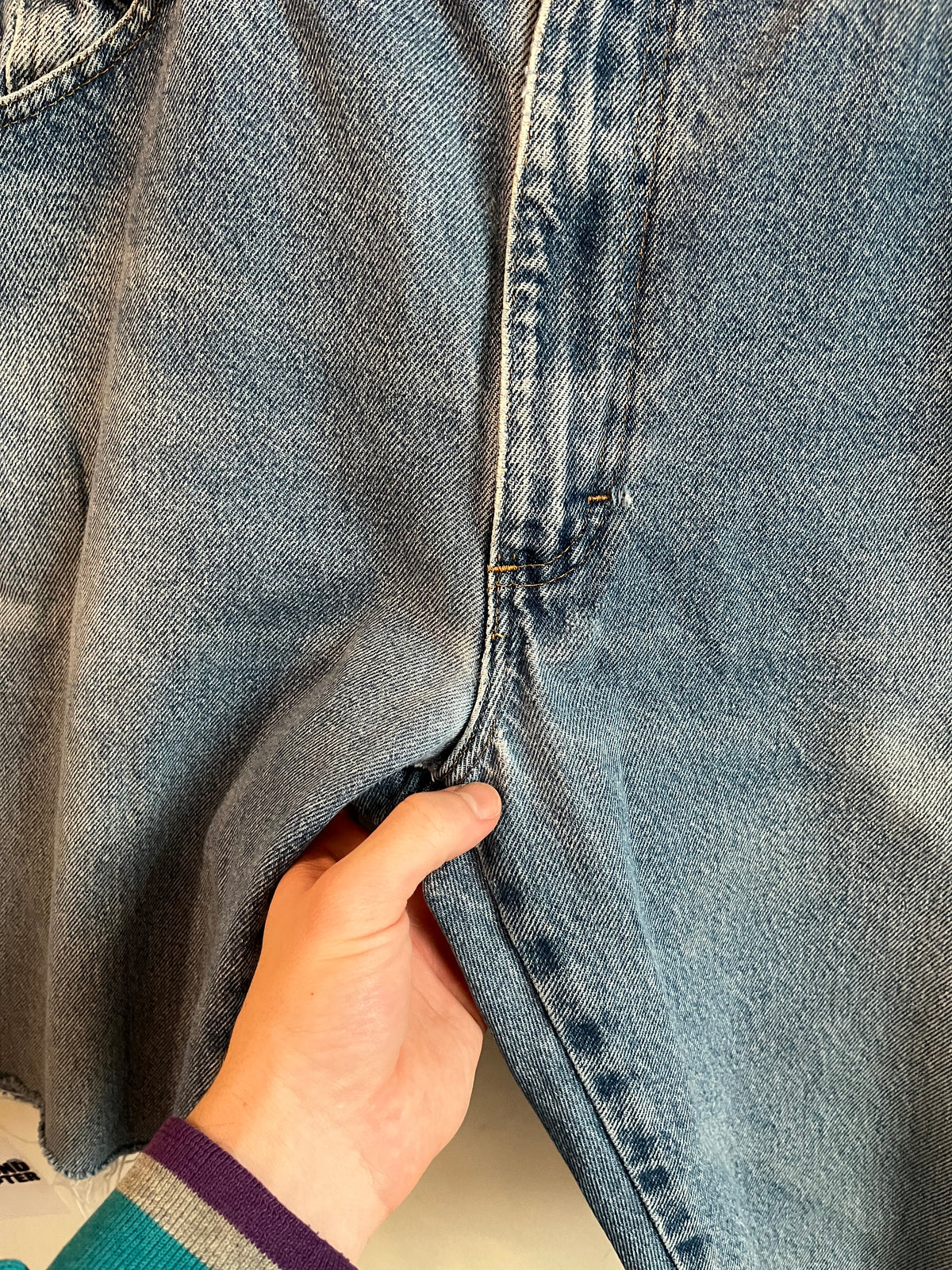00s Wrangler Light Wash Shorts (36)