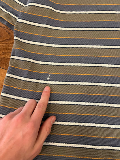 90s Levi's Striped Henley Essential Tee (M)
