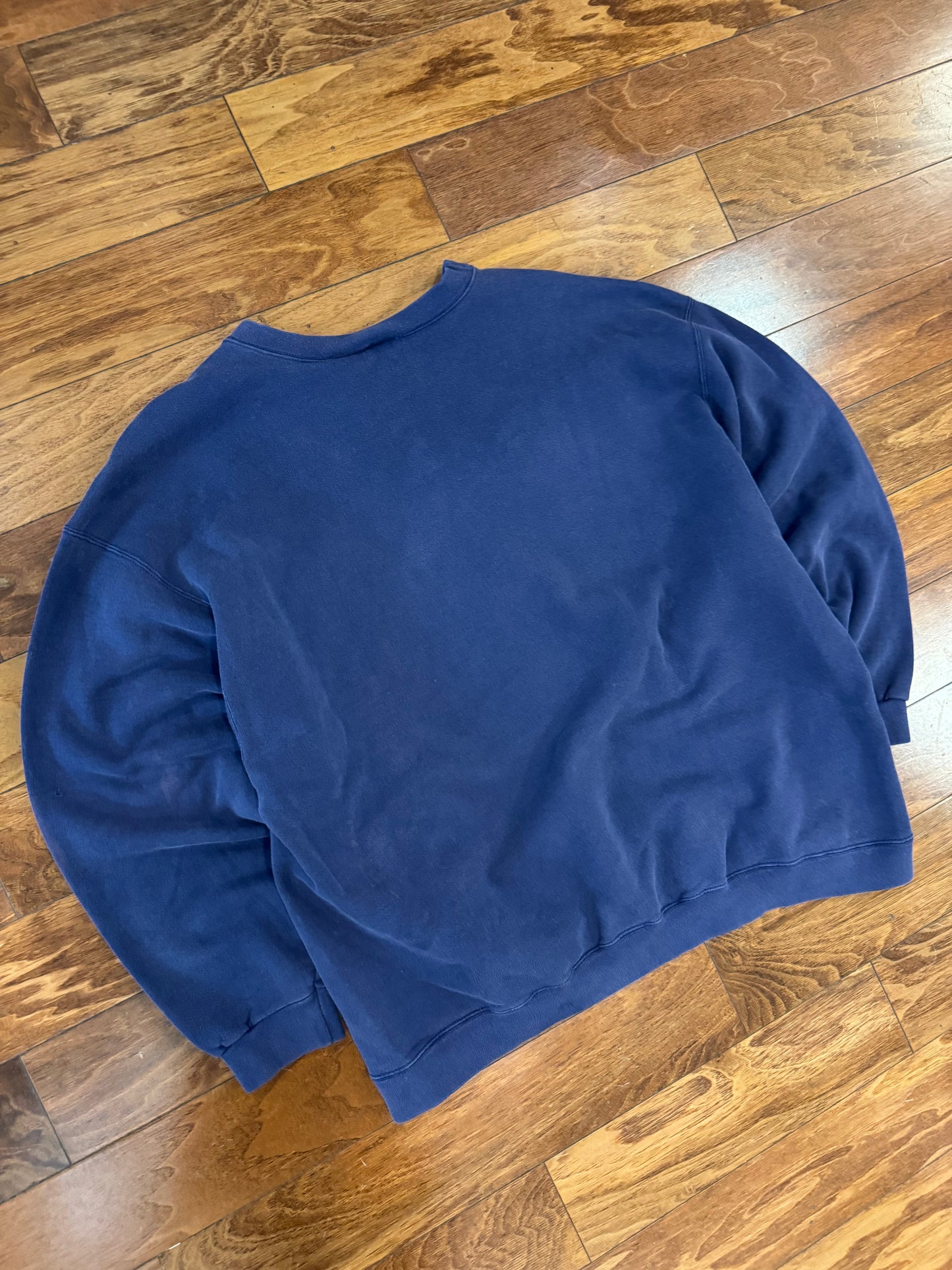 90s Nike Navy Essential Swoosh Crewneck (XL)