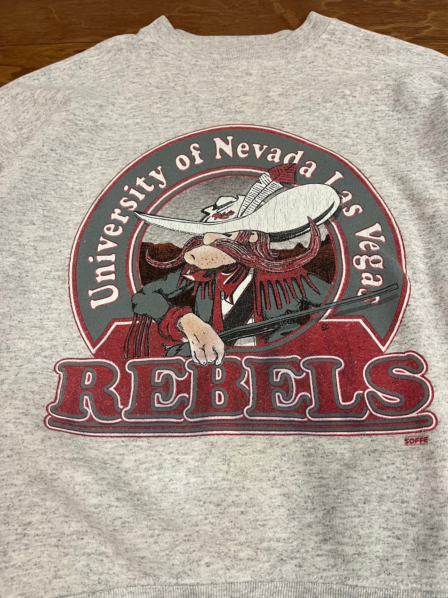 90s University of Nevada Las Vegas (UNLV) Rebels Vintage Soffe Crewneck (XL)