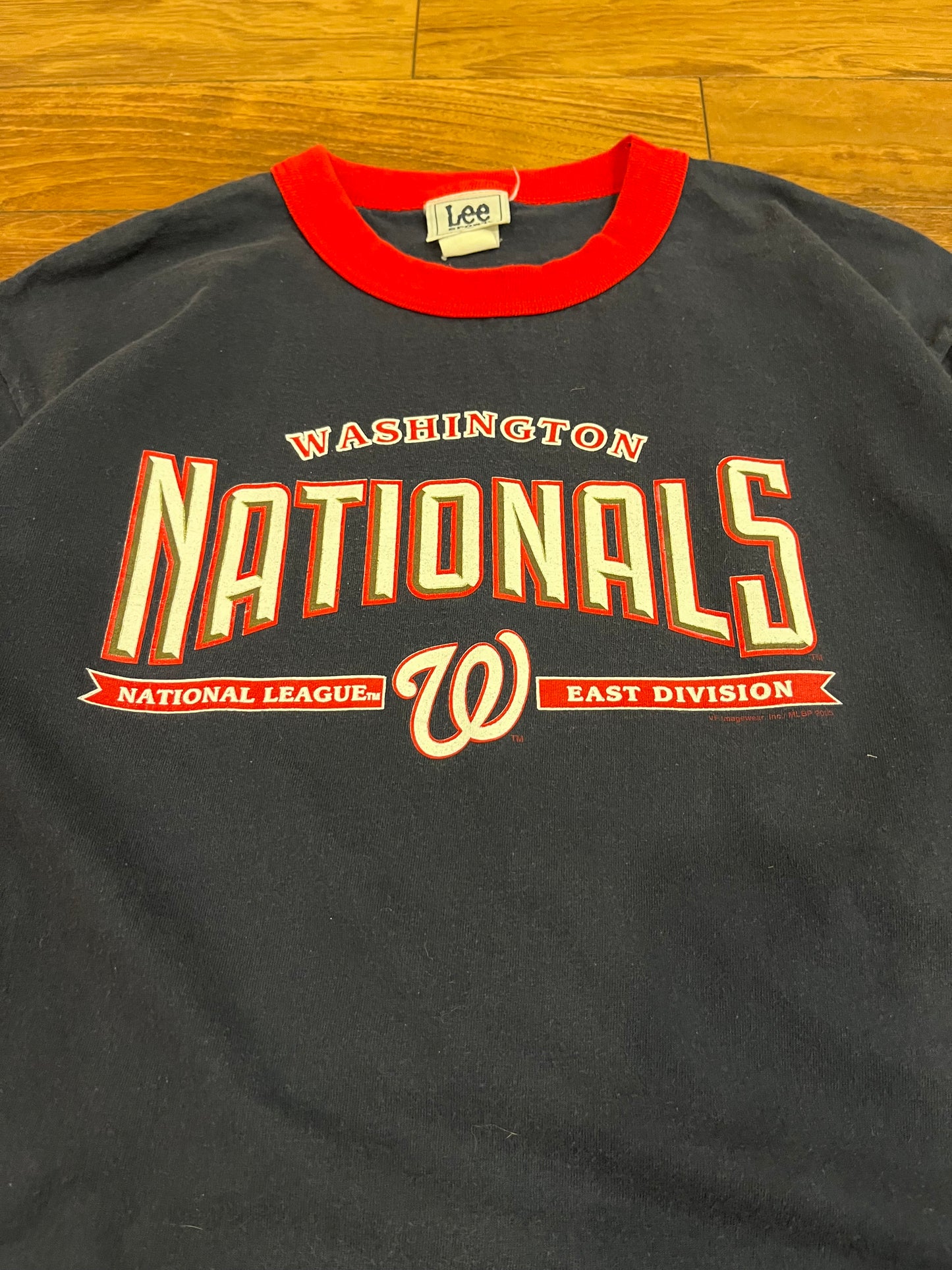 2005 Washington Nationals Vintage Ringer MLB Tee (L)