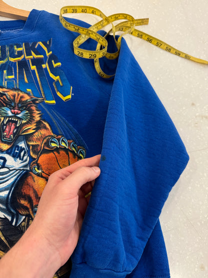 90s Kentucky Wildcats Salem Crazy Graphic Crewneck (M)