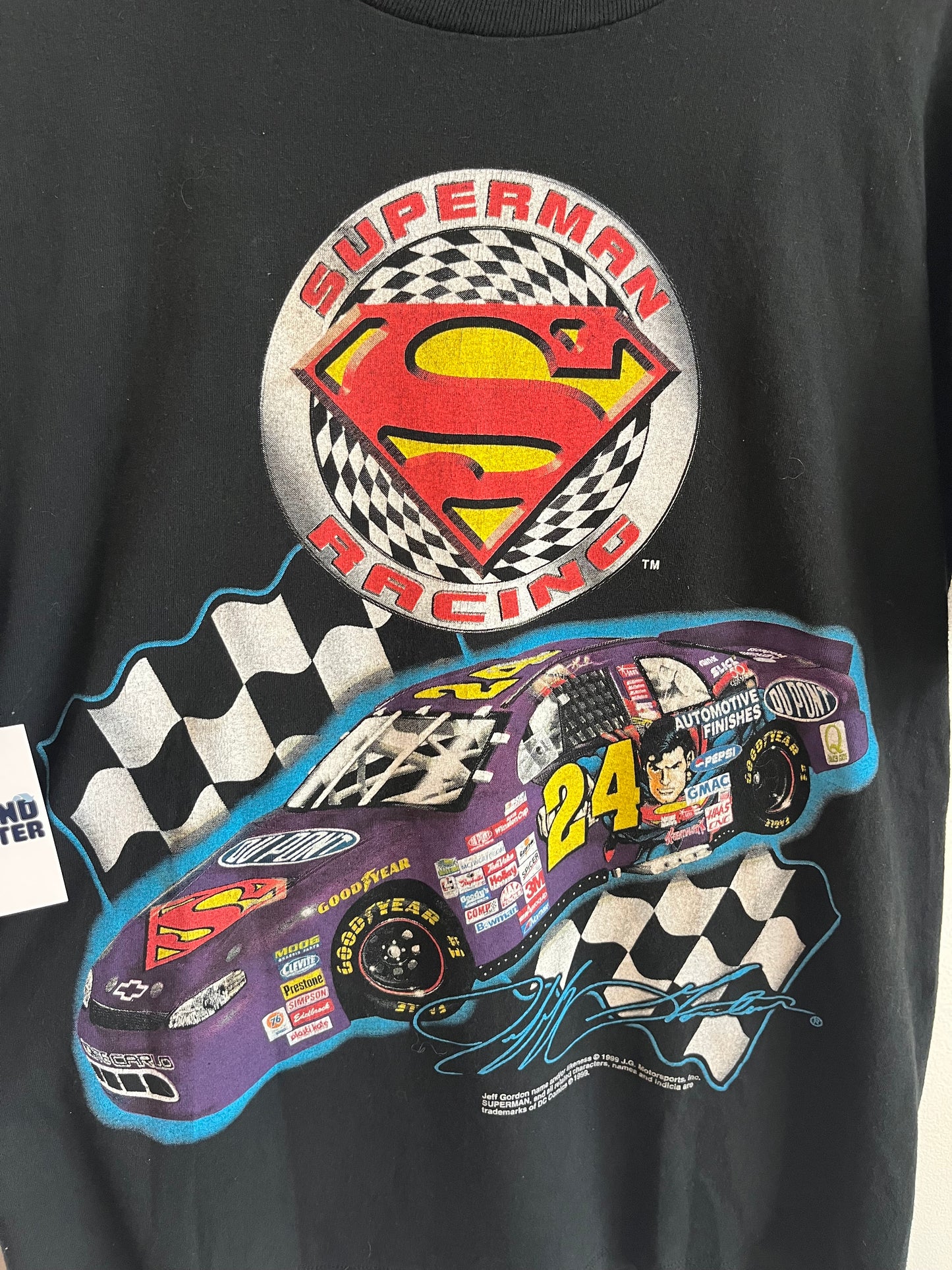 1999 Jeff Gordon Nascar Superman Racing Tee (M)
