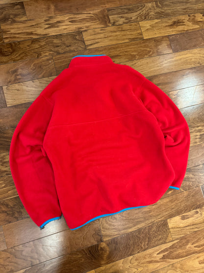 00s Patagonia Synchilla Snap T Red Fleece (XL)