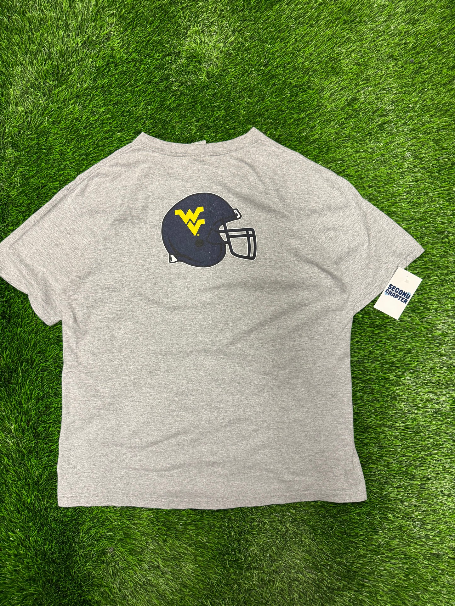 00s West Virginia University (WVU) Vintage Nike Center Swoosh Tee (L)