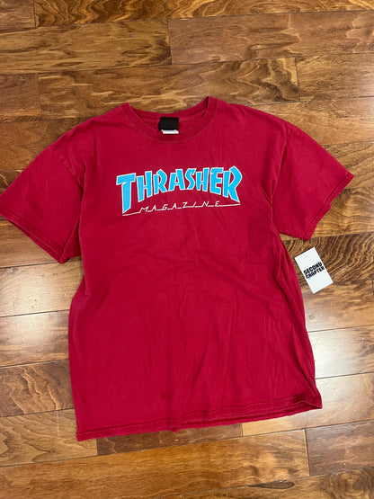 2010s Thrasher Magazine Burgundy Tee (L)