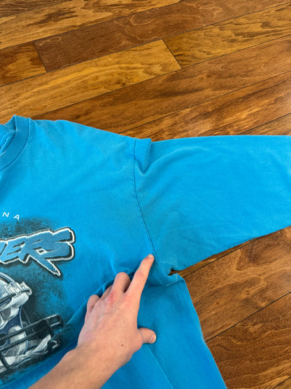 00s Carolina Panthers Long Sleeve Helmet Shirt (XXL)