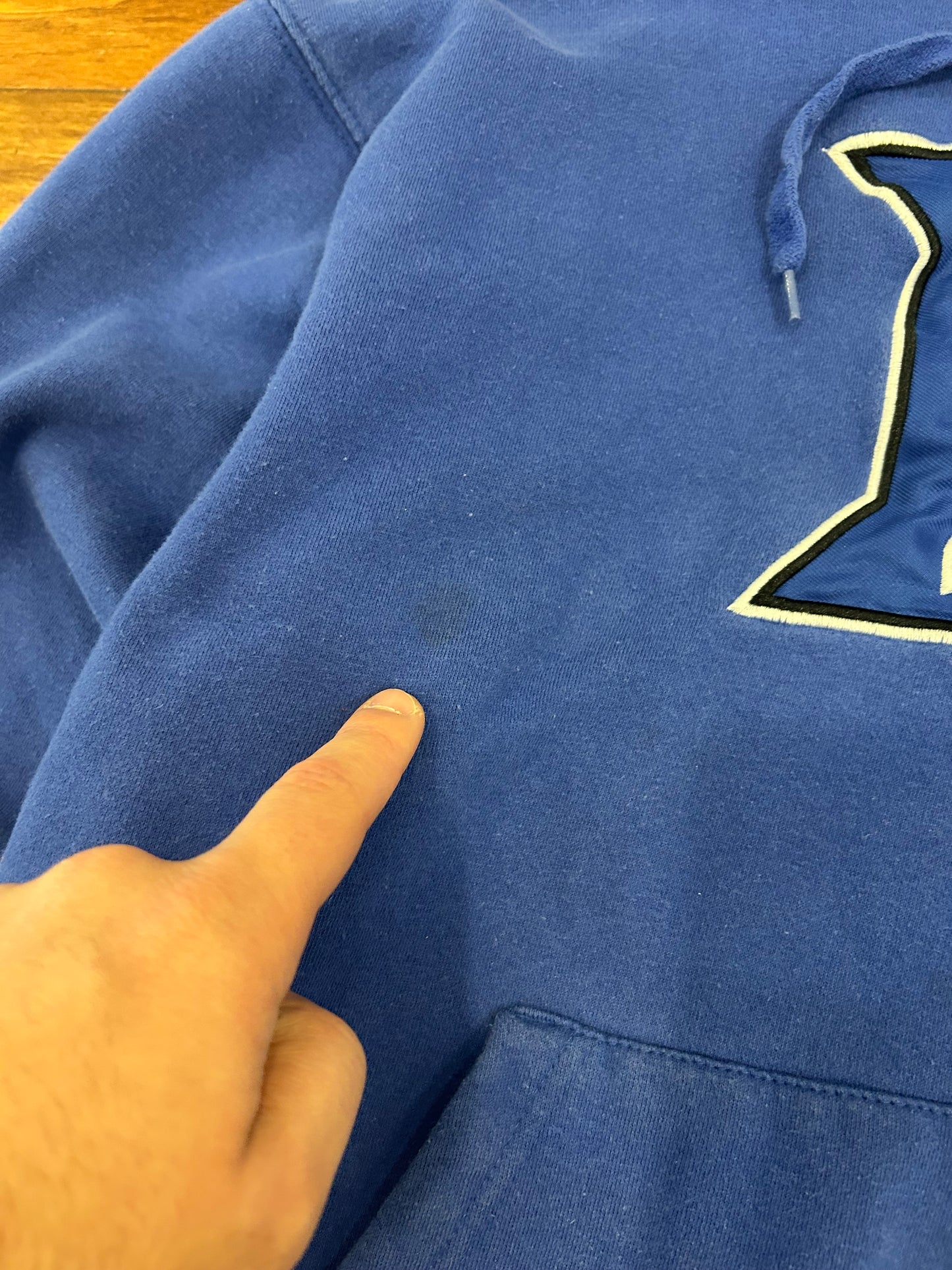 00s Duke University Stadium Athletics Boxy Hoodie (XL)