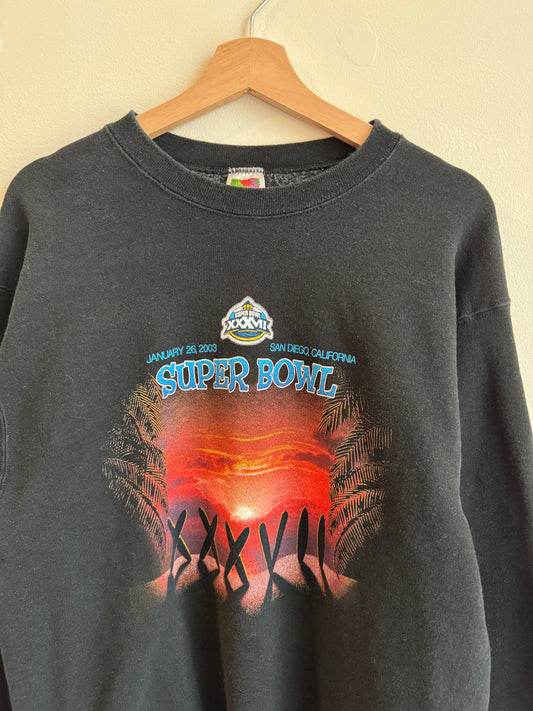 2003 San Diego NFL Buccaneers Super Bowl Crewneck (L)