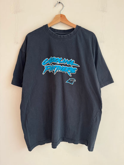 00s Carolina Panthers Cat Scratch Reebok Tee (XL)