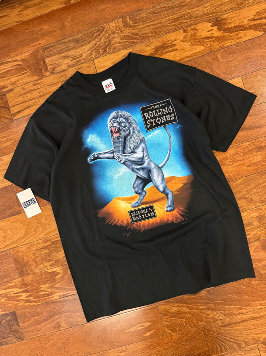 1997-98 The Rolling Stones "Bridges to Babylon" Rock Band Music Tour Tee (XL)