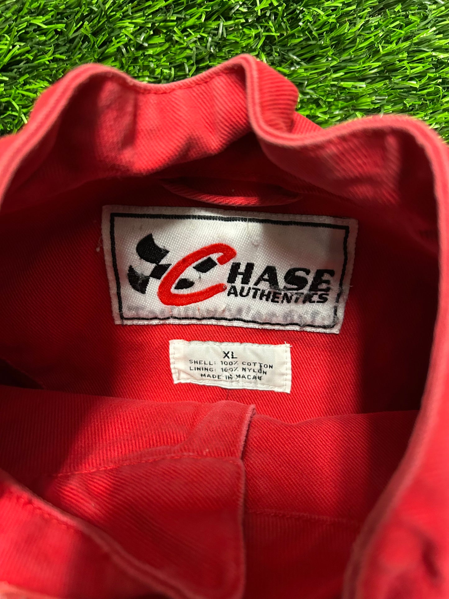 90s Dupont Jeff Gordon Vintage Rainbow Chase Authentic Racing Jacket (XL)