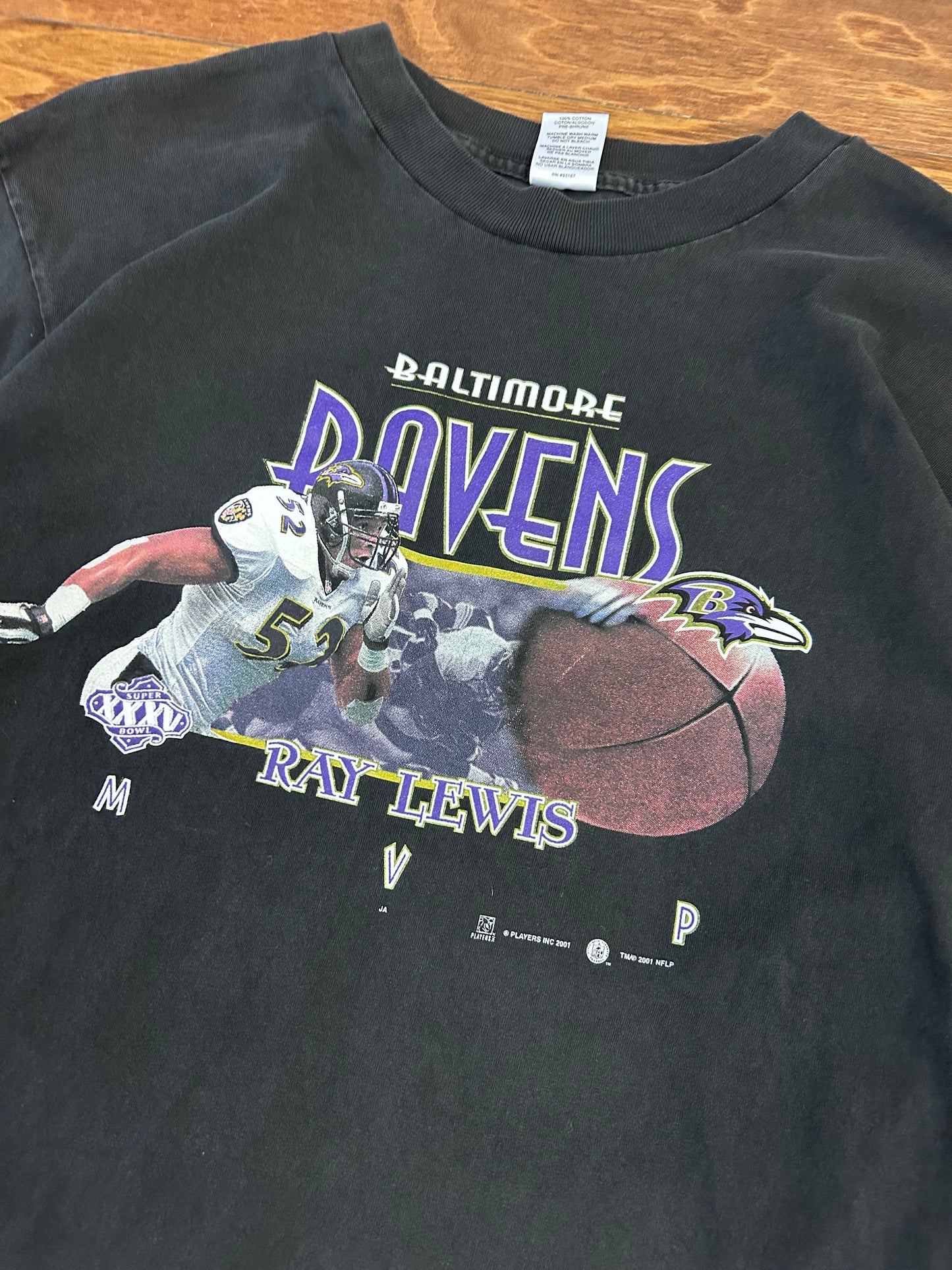 2001 Baltimore Ravens Ray Lewis Tee (L)