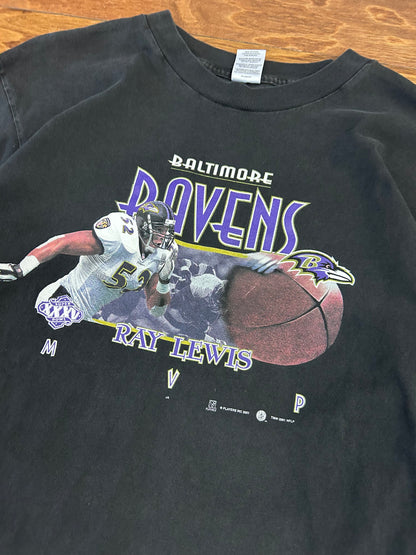 2001 Baltimore Ravens Ray Lewis Tee (L)