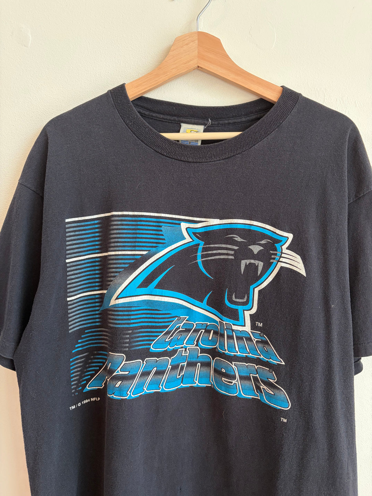 1994 Carolina Panthers Competitor Motion Logo Tee (XL)